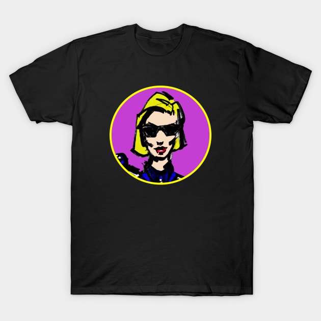 Woman in Sunglasses Graphic T-Shirt by LupiJr